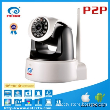 720P pan tilt h.264 ip camera with Micro SD card indoor
